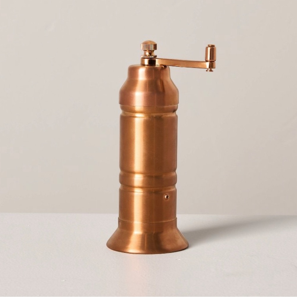 Hearth & Hand Magnolia Short Salt and Pepper Crank Grinder Copper Finish